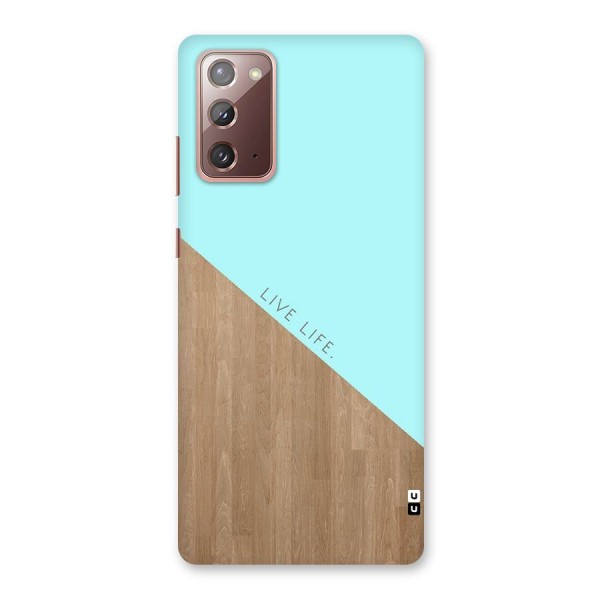 Live Life Back Case for Galaxy Note 20