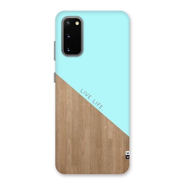 Live Life Back Case for Galaxy S20