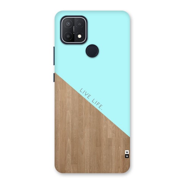 Live Life Back Case for Oppo A15