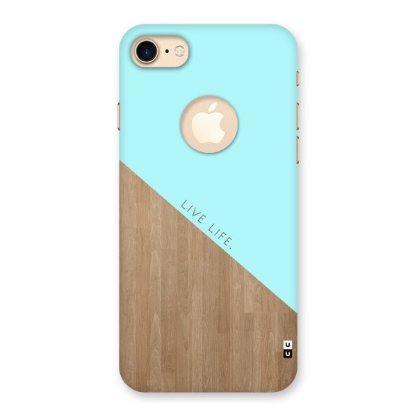 Live Life Back Case for iPhone 7 Logo Cut