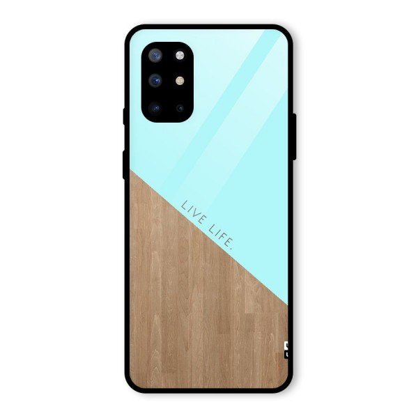 Live Life Glass Back Case for OnePlus 8T