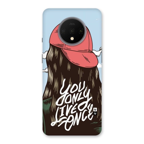 Live Once Back Case for OnePlus 7T