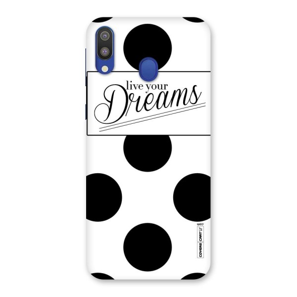 Live Your Dreams Back Case for Galaxy M20
