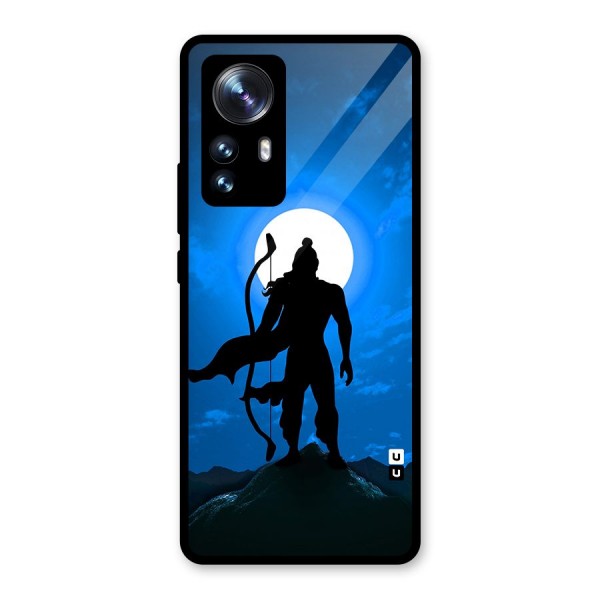 Lord Ram Illustration Glass Back Case for Xiaomi 12 Pro