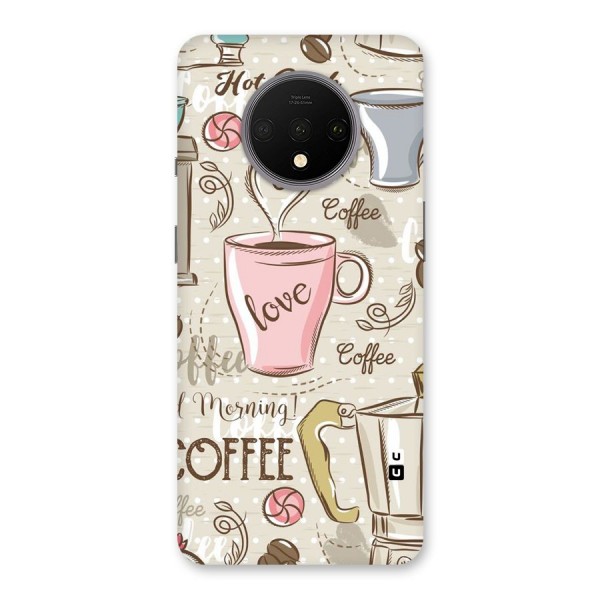 Love Coffee Design Back Case for OnePlus 7T