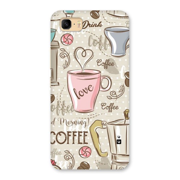 Love Coffee Design Back Case for Zenfone 3s Max