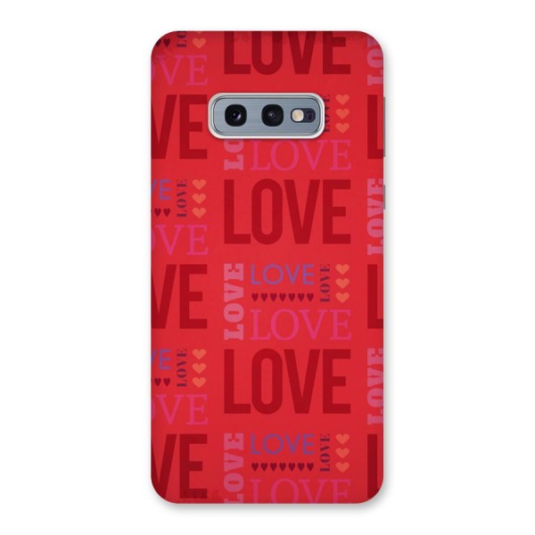 Love Pattern Back Case for Galaxy S10e