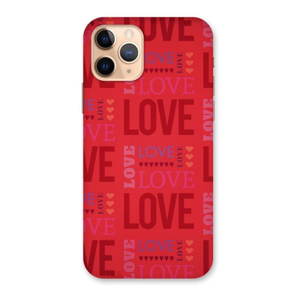 Love Pattern Back Case for iPhone 11 Pro