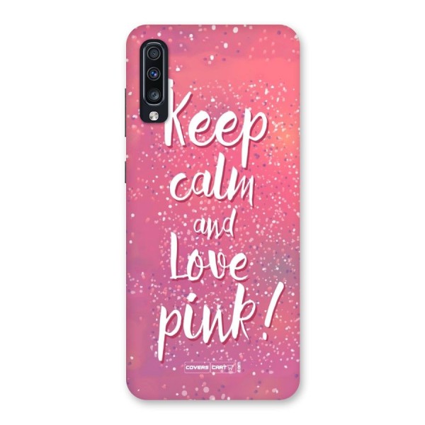Love Pink Back Case for Galaxy A70