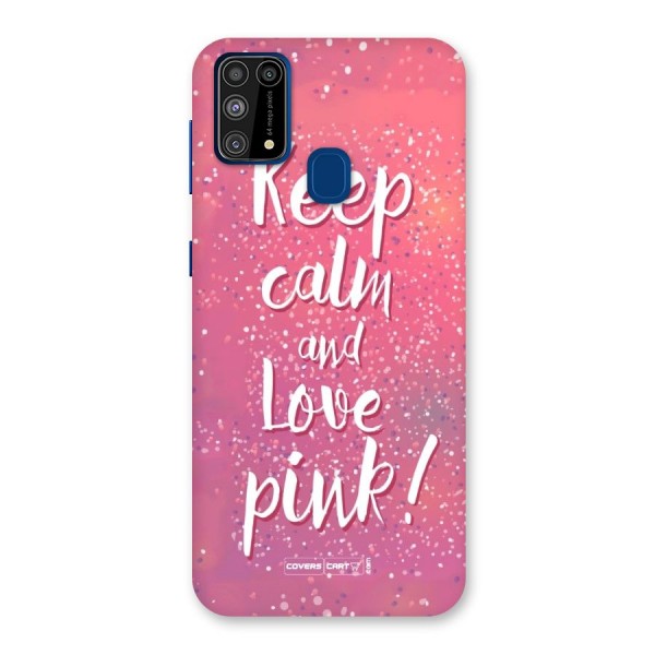 Love Pink Back Case for Galaxy M31