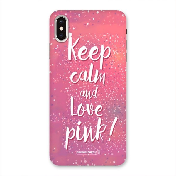 Love Pink Back Case for iPhone XS Max