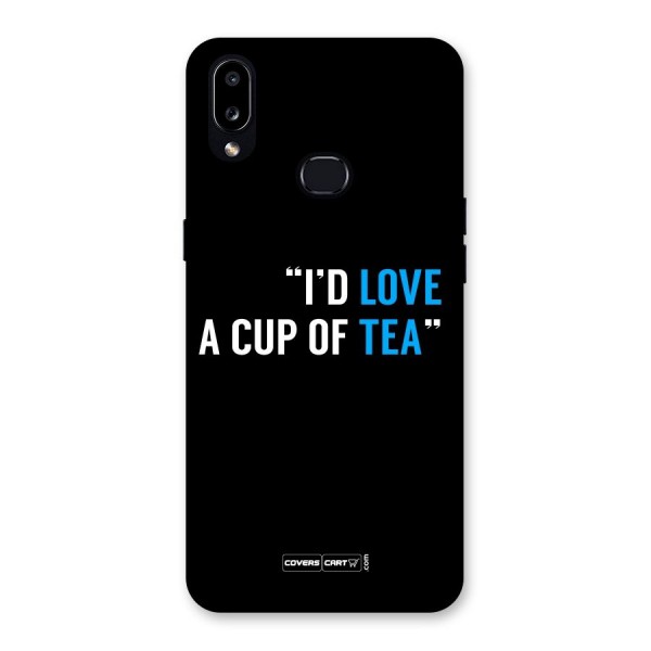 Love Tea Back Case for Galaxy A10s