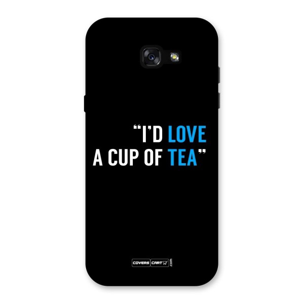 Love Tea Back Case for Galaxy A7 (2017)