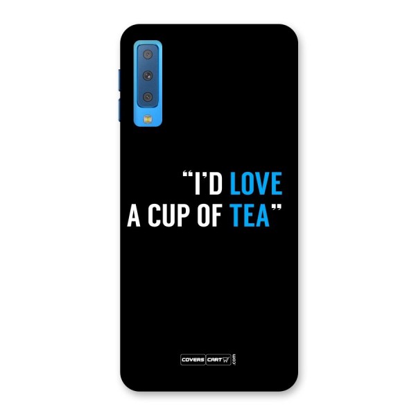 Love Tea Back Case for Galaxy A7 (2018)