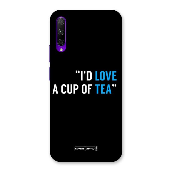 Love Tea Back Case for Honor 9X Pro