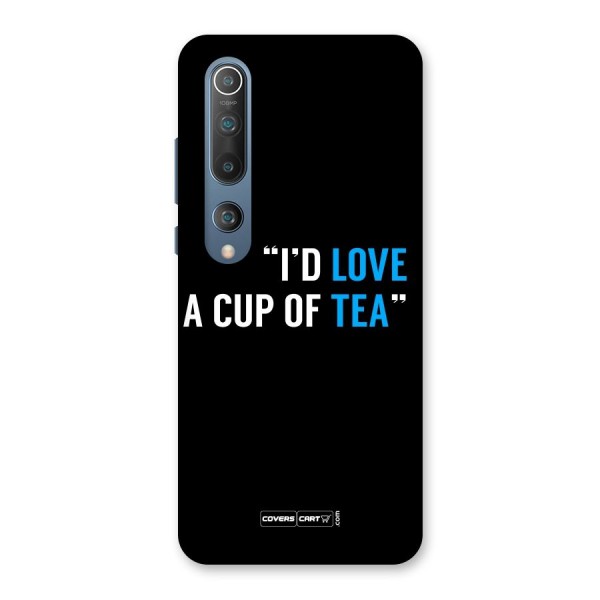 Love Tea Back Case for Mi 10