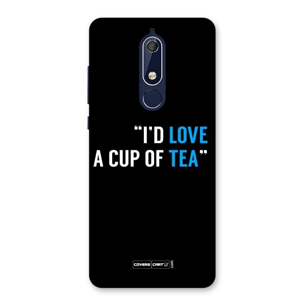 Love Tea Back Case for Nokia 5.1