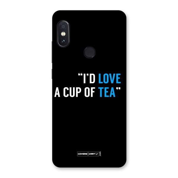 Love Tea Back Case for Redmi Note 5 Pro
