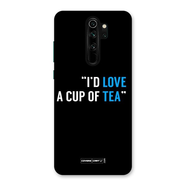 Love Tea Back Case for Redmi Note 8 Pro