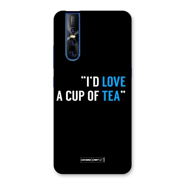 Love Tea Back Case for Vivo V15 Pro