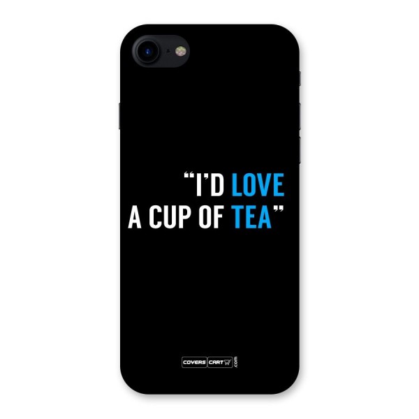 Love Tea Back Case for iPhone SE 2020
