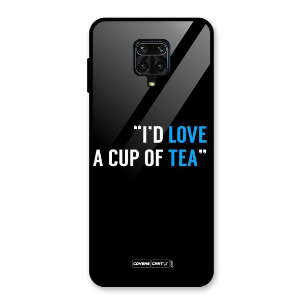 Love Tea Glass Back Case for Poco M2 Pro