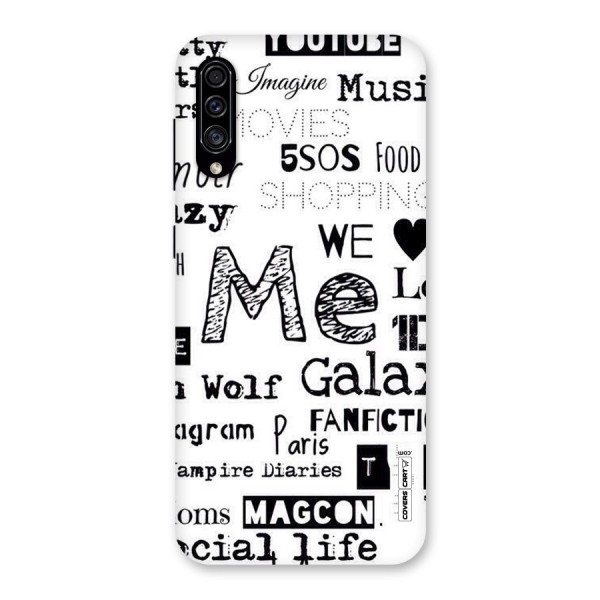 Love Things Back Case for Galaxy A30s