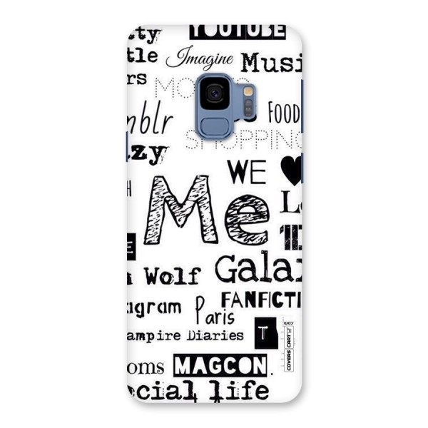 Love Things Back Case for Galaxy S9