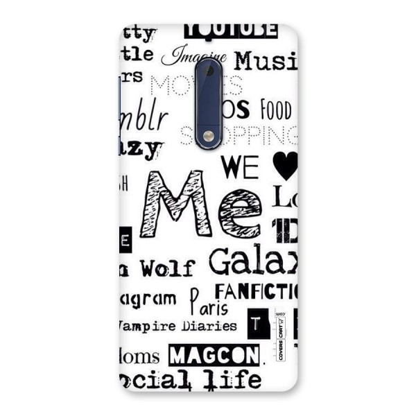Love Things Back Case for Nokia 5
