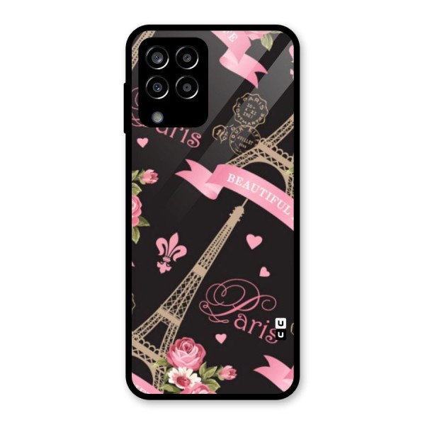 Love Tower Glass Back Case for Galaxy M33