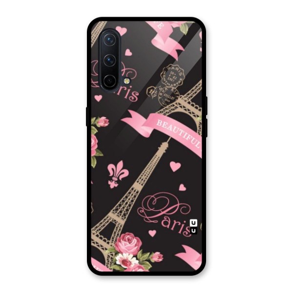 Love Tower Glass Back Case for OnePlus Nord CE 5G