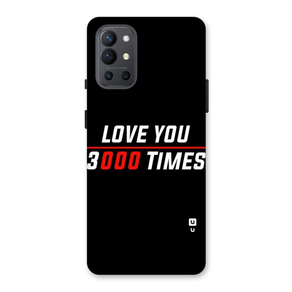 Love You 3000 Times Back Case for OnePlus 9R