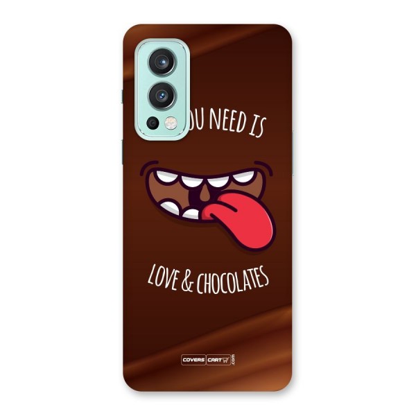 Love and Chocolates Back Case for OnePlus Nord 2 5G