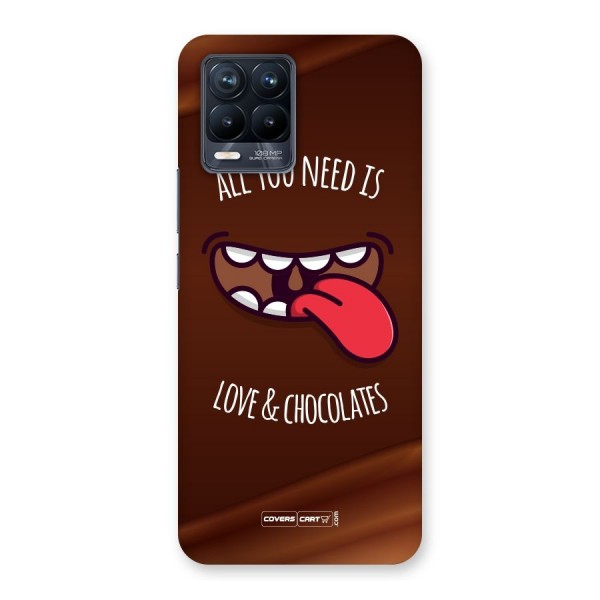 Love and Chocolates Back Case for Realme 8 Pro
