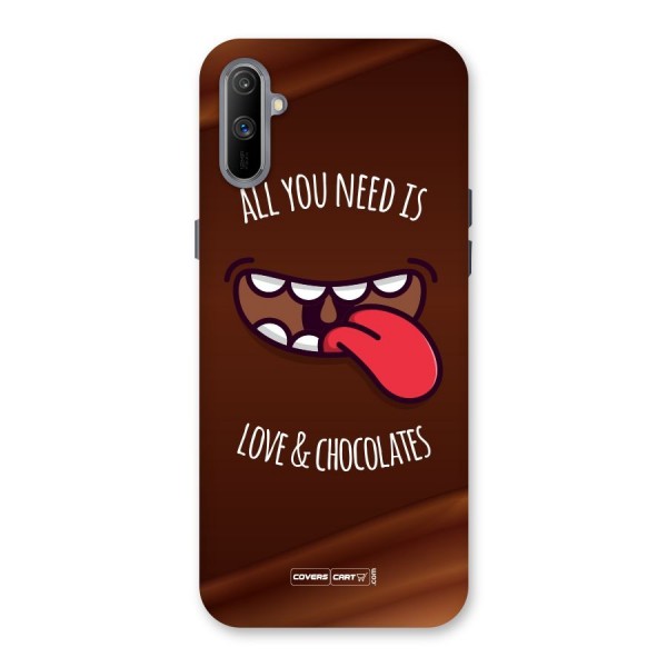 Love and Chocolates Back Case for Realme C3