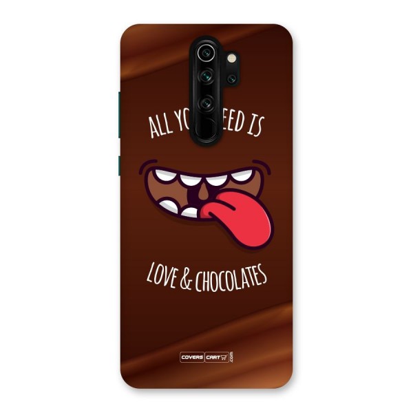 Love and Chocolates Back Case for Redmi Note 8 Pro