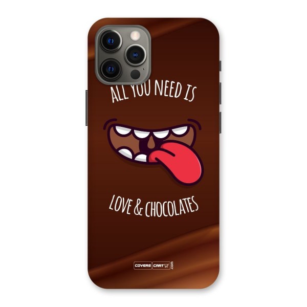 Love and Chocolates Back Case for iPhone 12 Pro Max