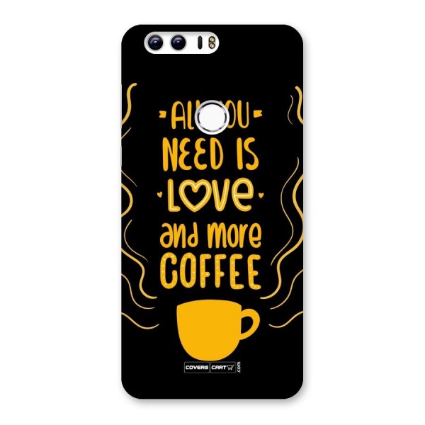 Love and More Coffee Back Case for Honor 8