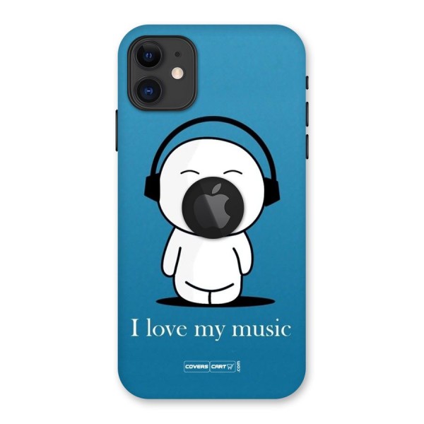 Love for Music Back Case for iPhone 11 Logo Cut