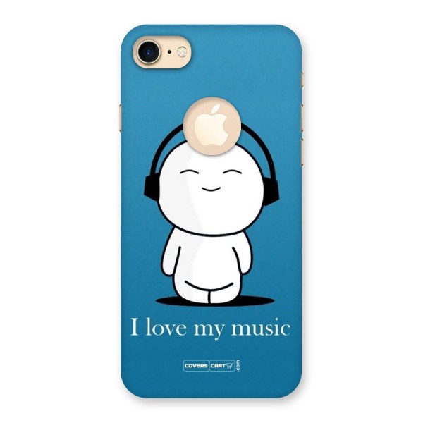 Love for Music Back Case for iPhone 7 Logo Cut