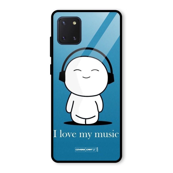 Love for Music Glass Back Case for Galaxy Note 10 Lite