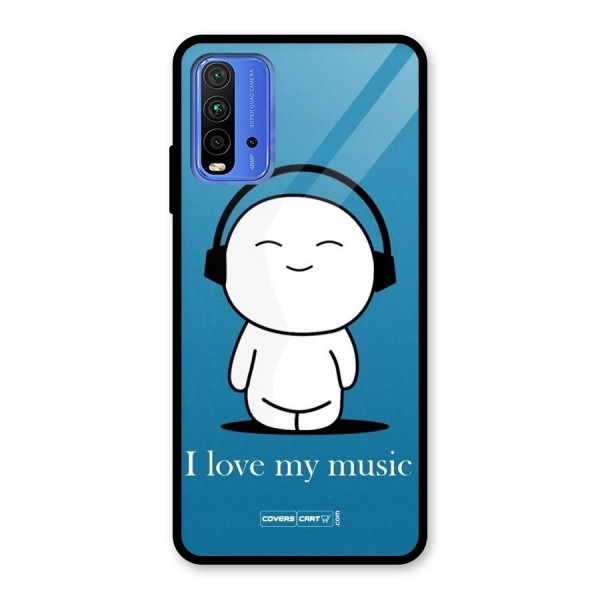 Love for Music Glass Back Case for Redmi 9 Power