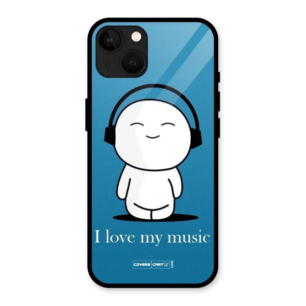 Love for Music Glass Back Case for iPhone 13
