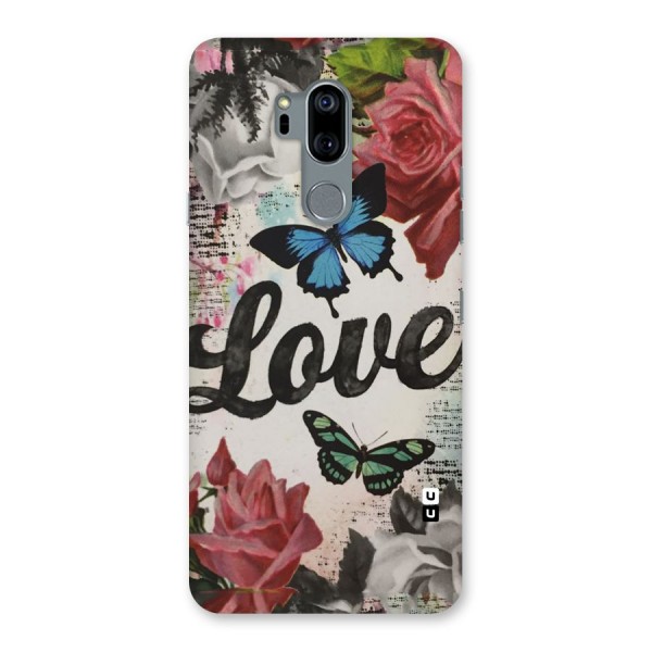 Lovely Butterfly Love Back Case for LG G7