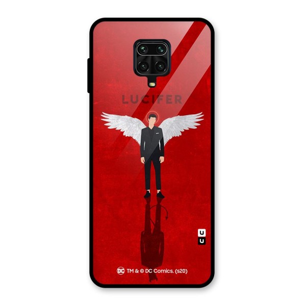 Lucifer Archangel Shadow Glass Back Case for Redmi Note 9 Pro