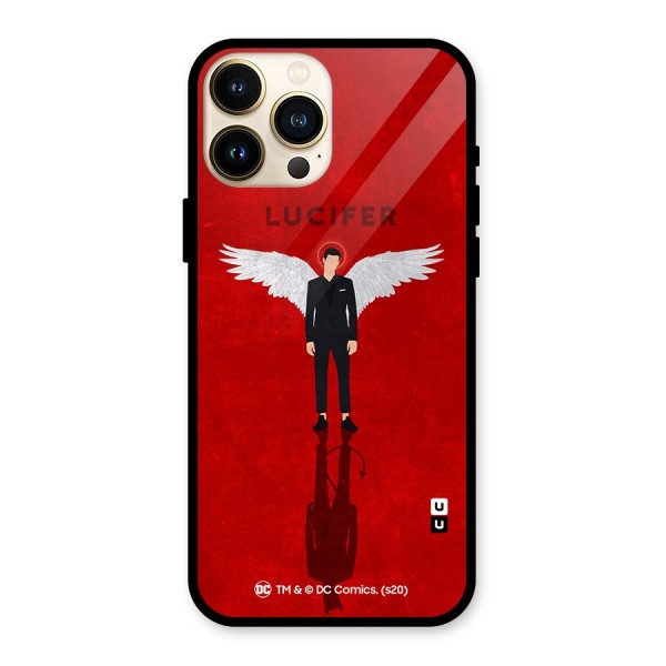 Lucifer Archangel Shadow Glass Back Case for iPhone 13 Pro Max
