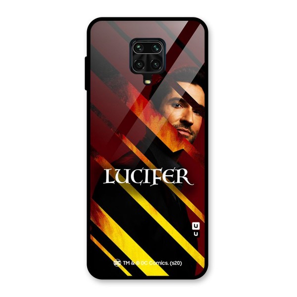 Lucifer Hell Stripes Glass Back Case for Redmi Note 9 Pro