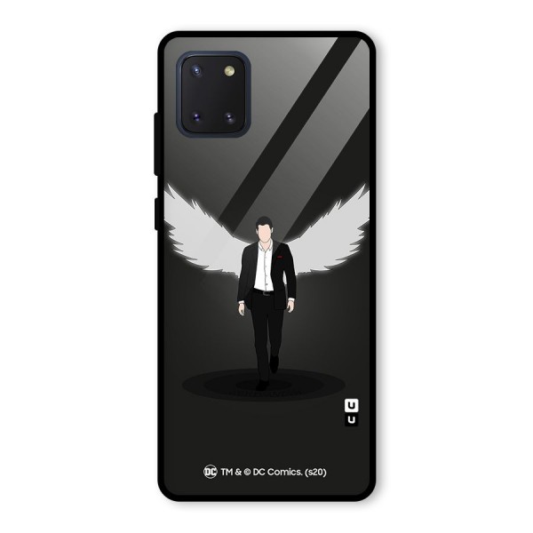 Lucifer Minimalistic Archangel Art Glass Back Case for Galaxy Note 10 Lite