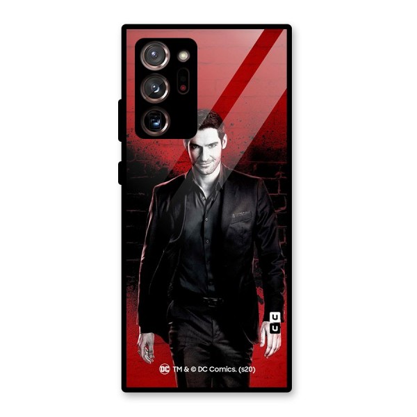 Lucifer Morningstar Wings Shadow Glass Back Case for Galaxy Note 20 Ultra