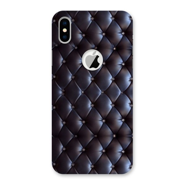 Luxury Pattern Back Case for iPhone X Logo Cut